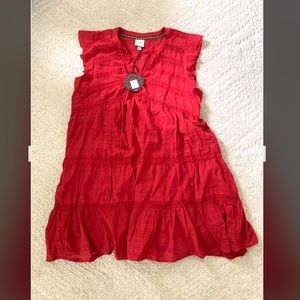 Knox Rose XXL Boho/ Hippie Dress Red